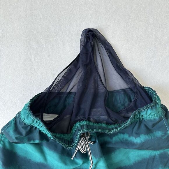 Speedo Men's‎ 5.5" Striped Swim Shorts - Green Small Trunks - Picture 5 of 8